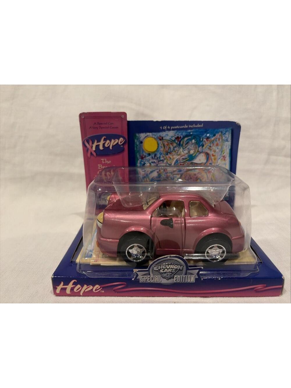 2001 The Chevron Cars Breast Cancer Awareness HOPE Collectible Car Special Ed